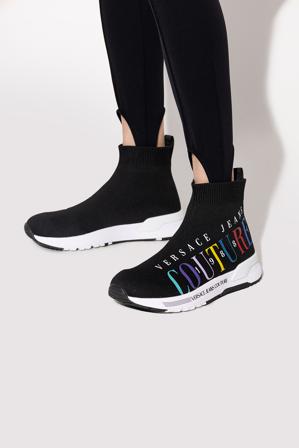 Versace jeans clearance sock shoes